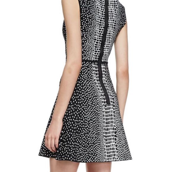 BCBG MaxAzria Dina Dress in Croc Jacquard - Picture 2 of 12